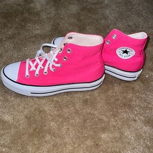 hot pink converse